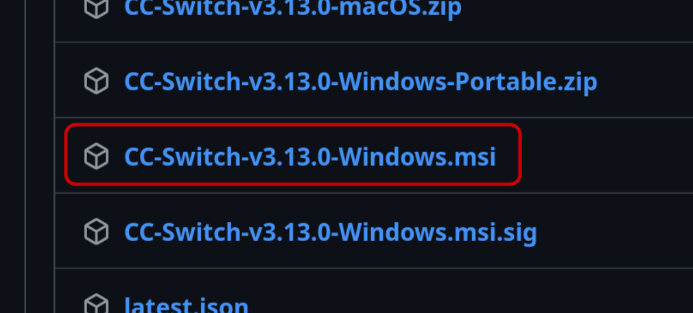 如何在 Releases 页面选择适合 Windows 的安装包
